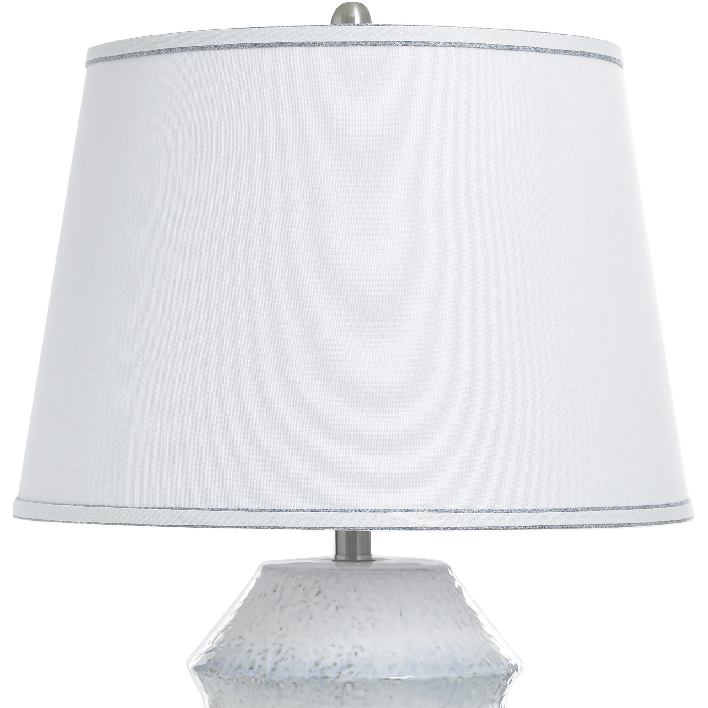 Bexium 32.5 inch 100 watt Bexium Blue and White Table Lamp Portable Light