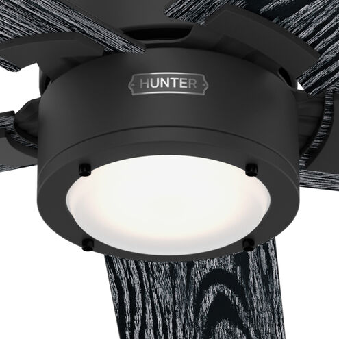 Erling 52 inch Matte Black with Salted Black/Matte Black Blades Ceiling Fan