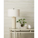 Polka Dot 28.25 inch 150 watt Ivory and Brown with Polished Brass Table Lamp Portable Light