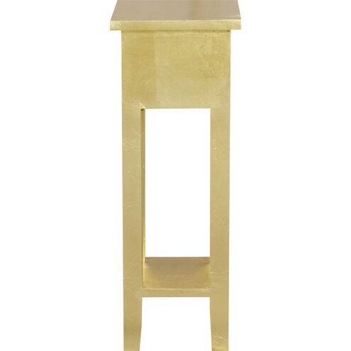 Sutter 27 X 10 inch Gold Accent Table