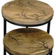 Winter Natural Brown and Black Side Table