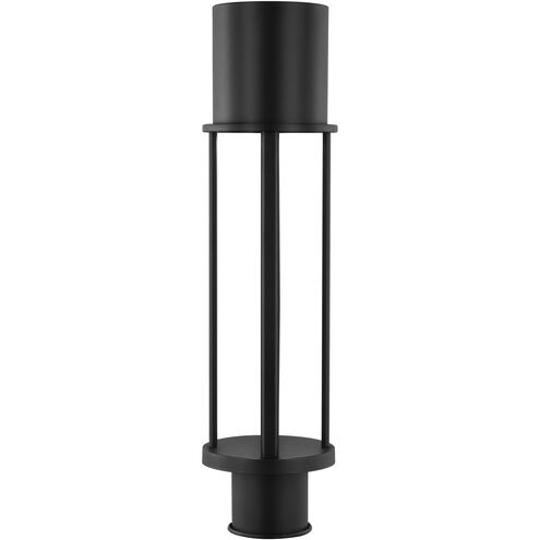 Union LED 21.25 inch Black Post Lantern