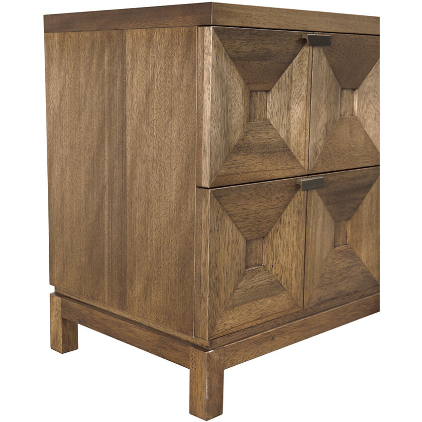 Musashi Dark Walnut Dresser, 6 Drawer