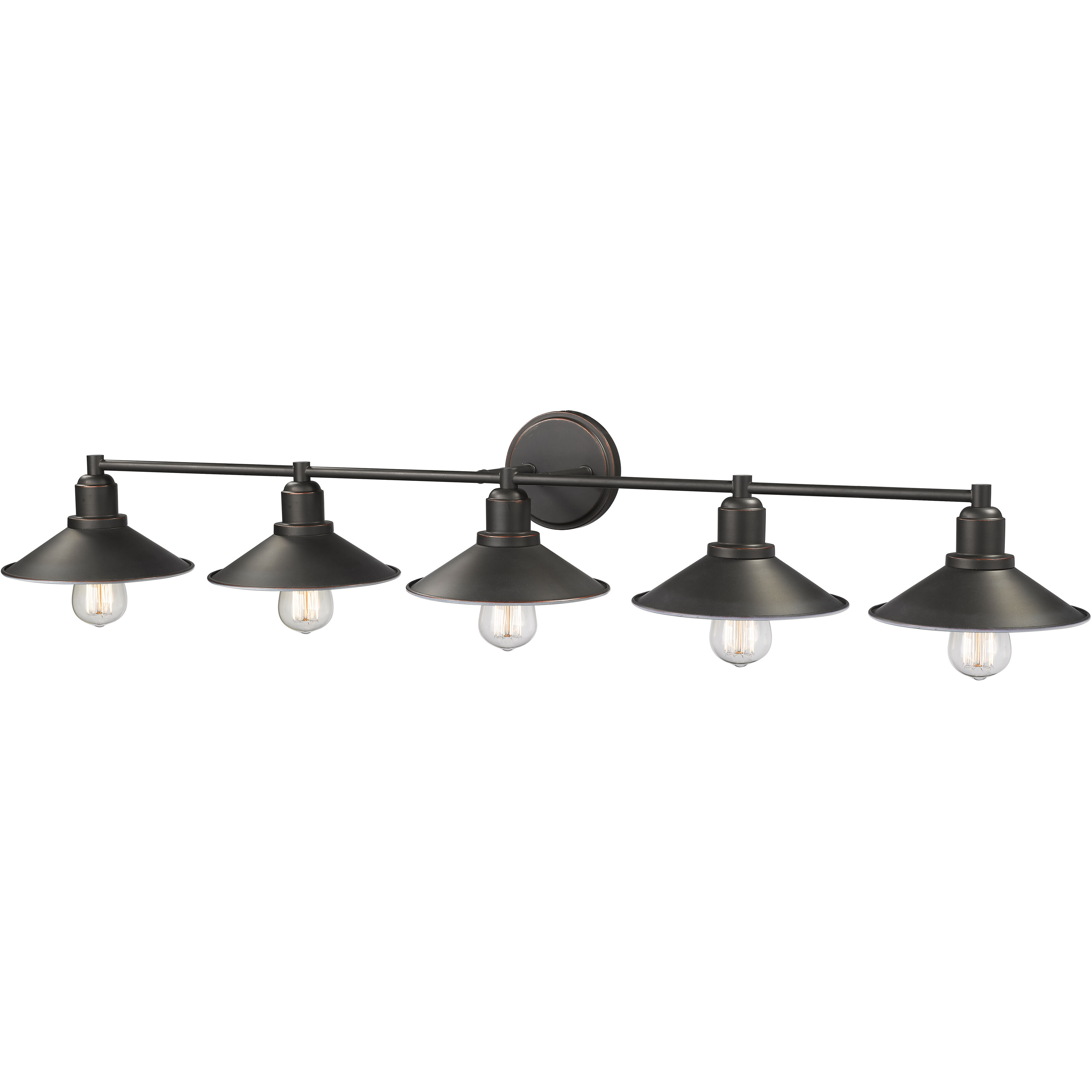 Casa 5 Light 46 inch Olde Bronze Vanity Wall Light in Olde Bronze Steel