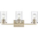 Verlana 3 Light 22 inch Modern Gold Bathroom Vanity Light Wall Light