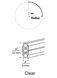 Two Circuit Monorail Satin Nickel Rail 90 Degree Curve Ceiling Light