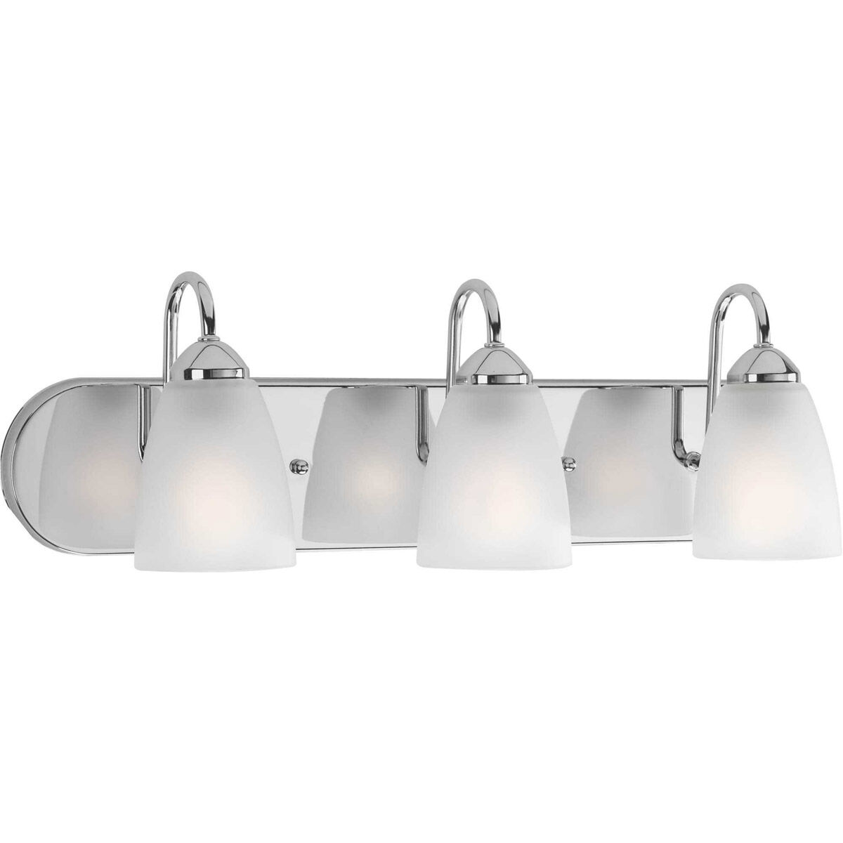 Gather 3 Light 24 inch Polished Chrome Bath Vanity Wall Light in Bulbs Not Included, Standard