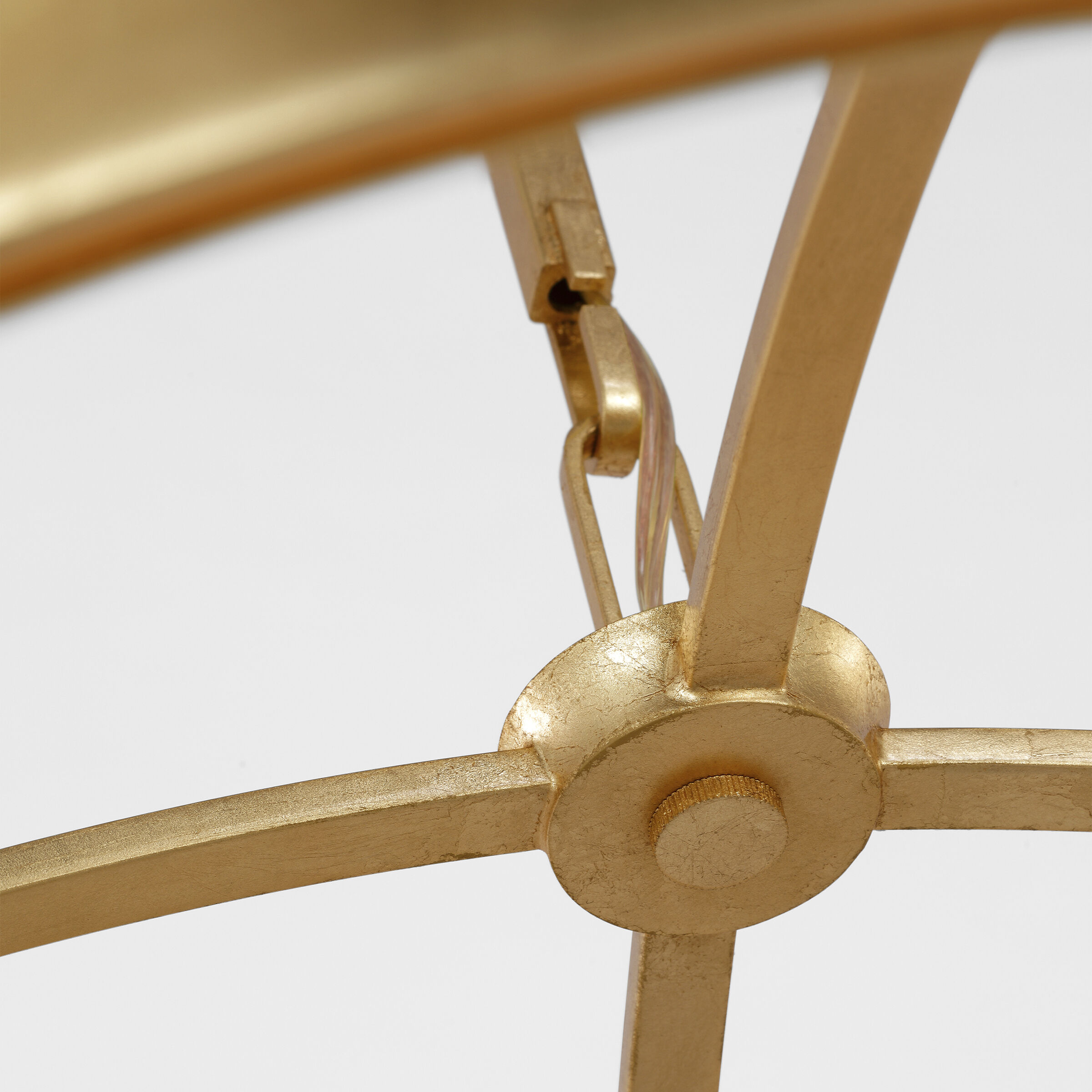 Thomas O'Brien Garland LED 30 inch Gild Dual Lit Ring Chandelier Ceiling Light