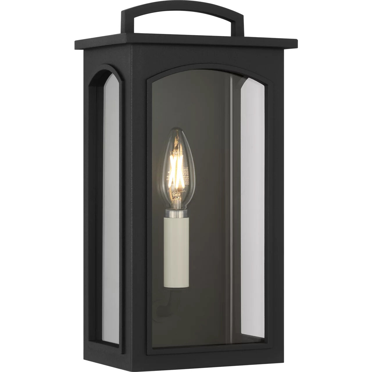 C&M by Chapman & Myers Modesto 1 Light 12.38 inch Textured Black Outdoor Wall Lantern