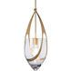Vaso 1 Light 10.9 inch Vintage Platinum Pendant Ceiling Light