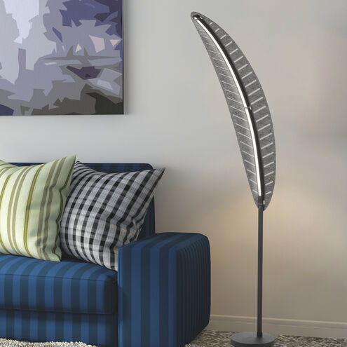 Palma 70 inch 22.00 watt Matte Black Decorative Floor Lamp Portable Light