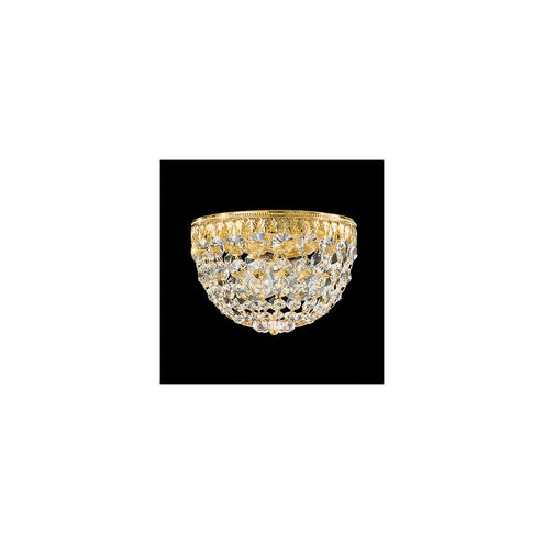 Petit Crystal 3 Light 8 inch Aurelia Flush Mount Ceiling Light in Swarovski