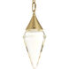 Berkley LED 6 inch Antique Brass Pendant Ceiling Light