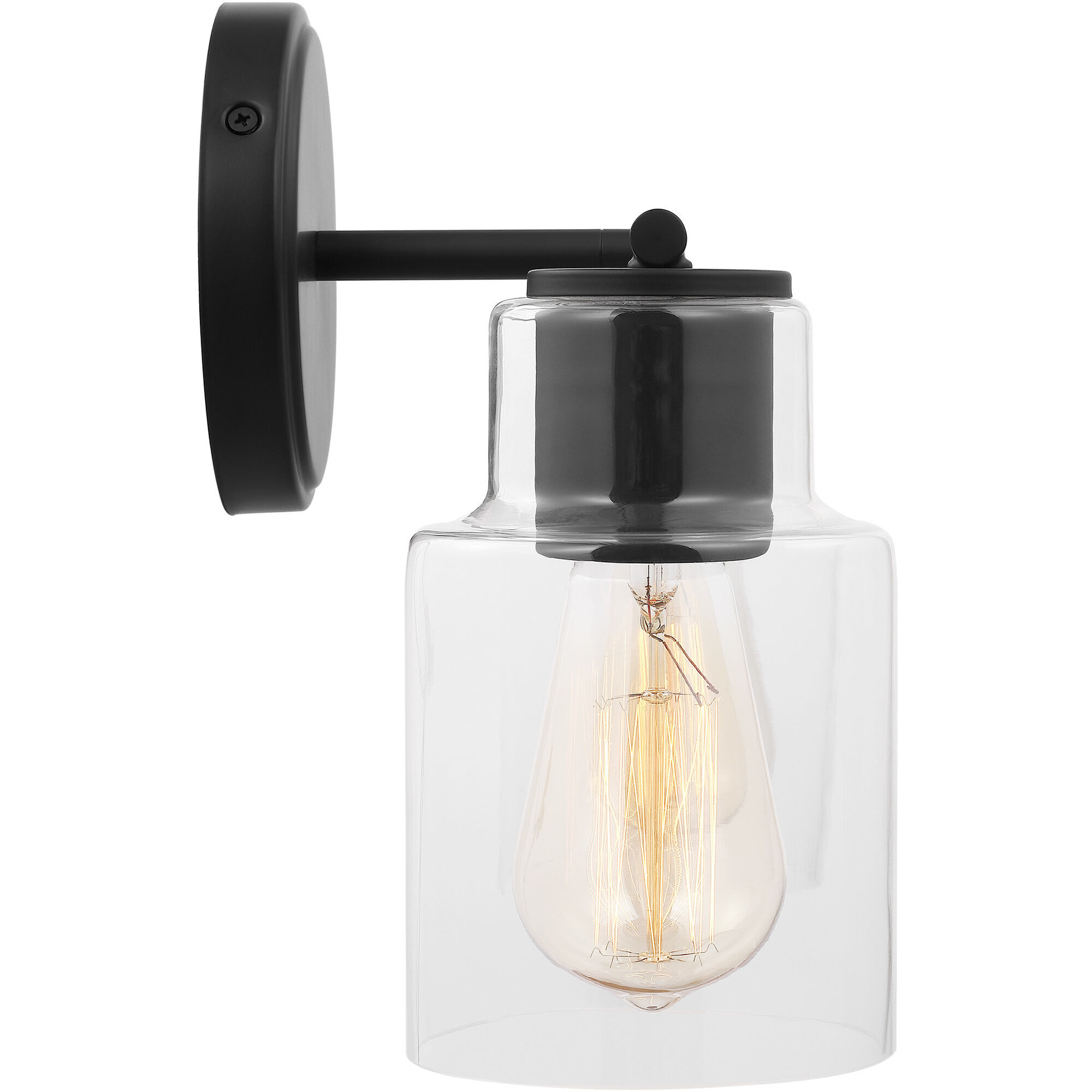 Drew & Jonathan Sayward 2 Light 14.13 inch Midnight Black Wall Bath Fixture Wall Light