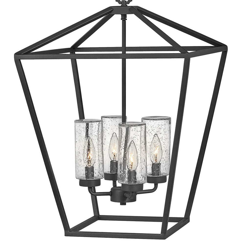 Open Air Alford Place LED 17 inch Museum Black Outdoor Hanging, Estate Series