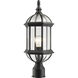 Annex 1 Light 19.5 inch Black Outdoor Post Mount Fixture