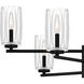 Cunningham 6 Light 26.75 inch Matte Black Chandelier Ceiling Light