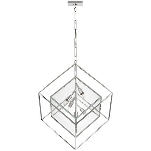Kelly Wearstler Cubed LED 29 inch Polished Nickel Pendant Ceiling Light, X-Large