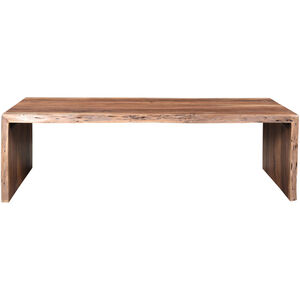 Tyrell 54 X 28 inch Brown Coffee Table