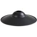 Yep Croma 1 Light 15.5 inch Matte Black Outdoor Wall in Seeded Glass