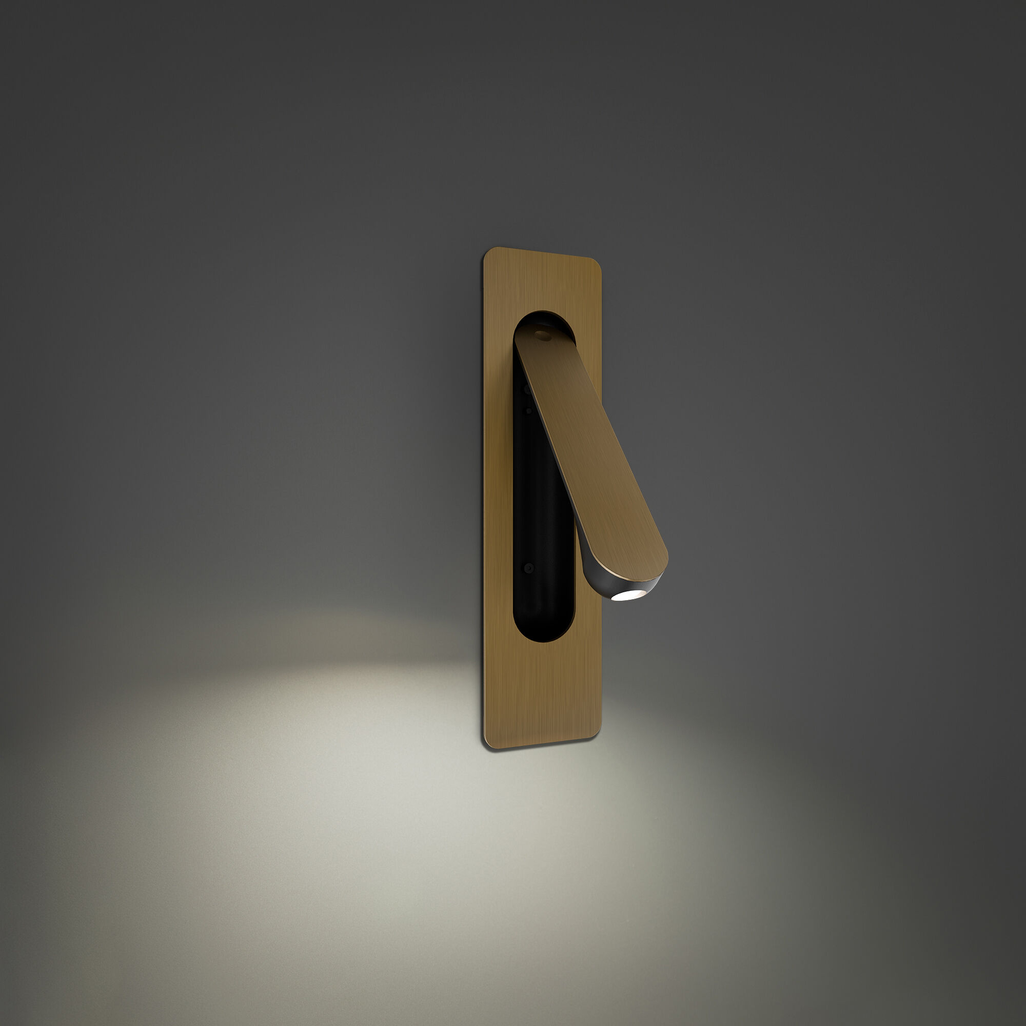 Line Up Indoor Wall Lighting in Aged Brass