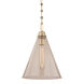 Newbury 1 Light 10.75 inch Aged Brass Pendant Ceiling Light