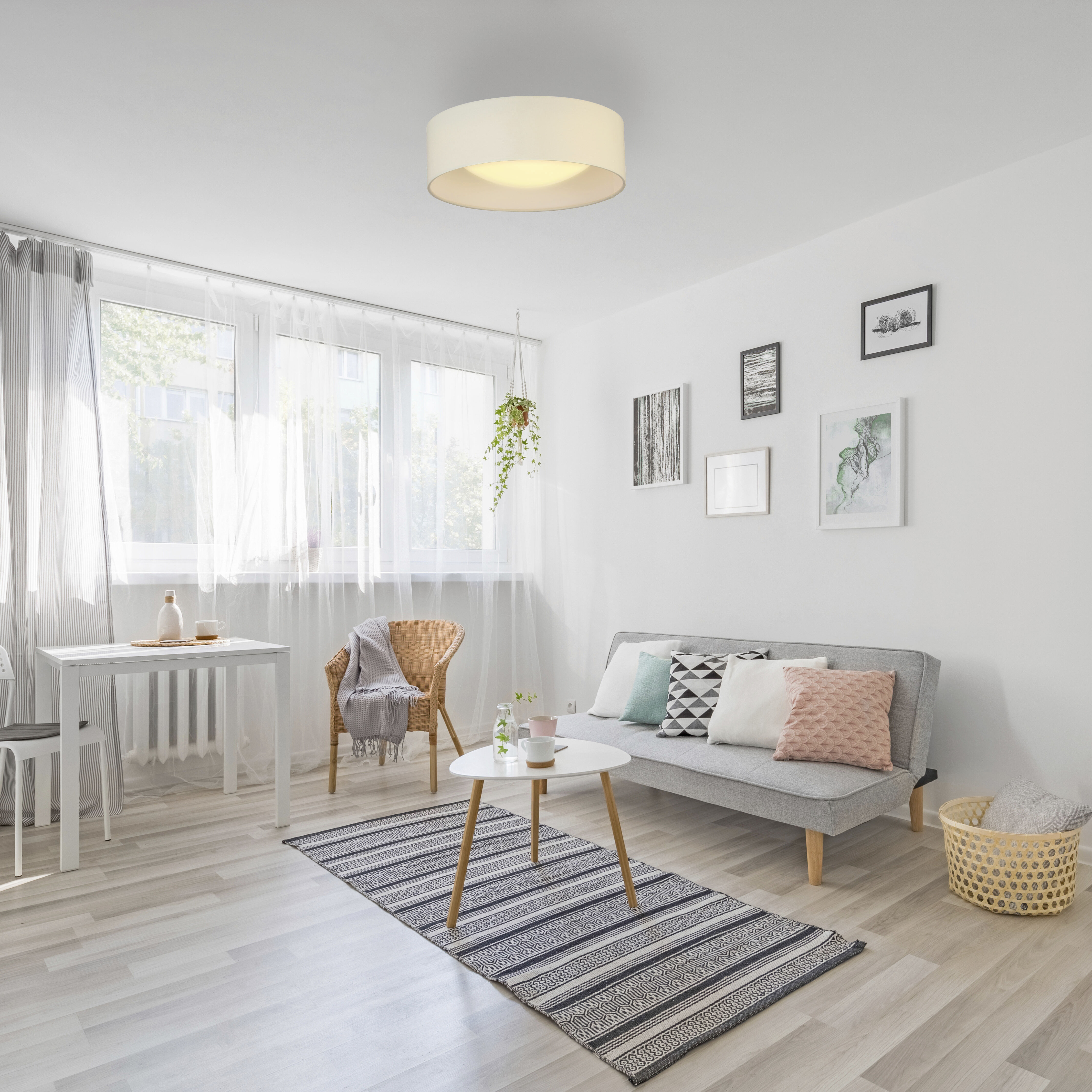 Orme LED 12.4 inch White Flush Mount Ceiling Light