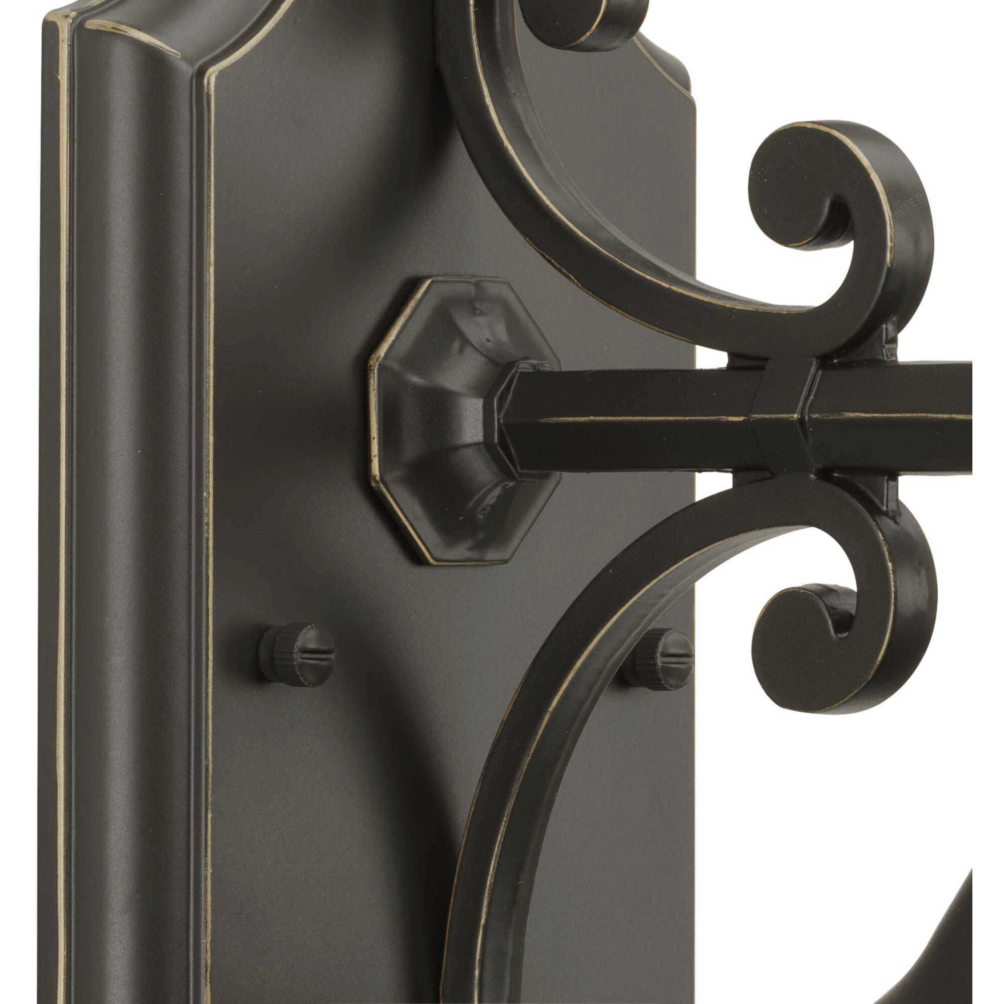 Ashmore 2 Light 15 inch Antique Bronze Outdoor Wall Lantern