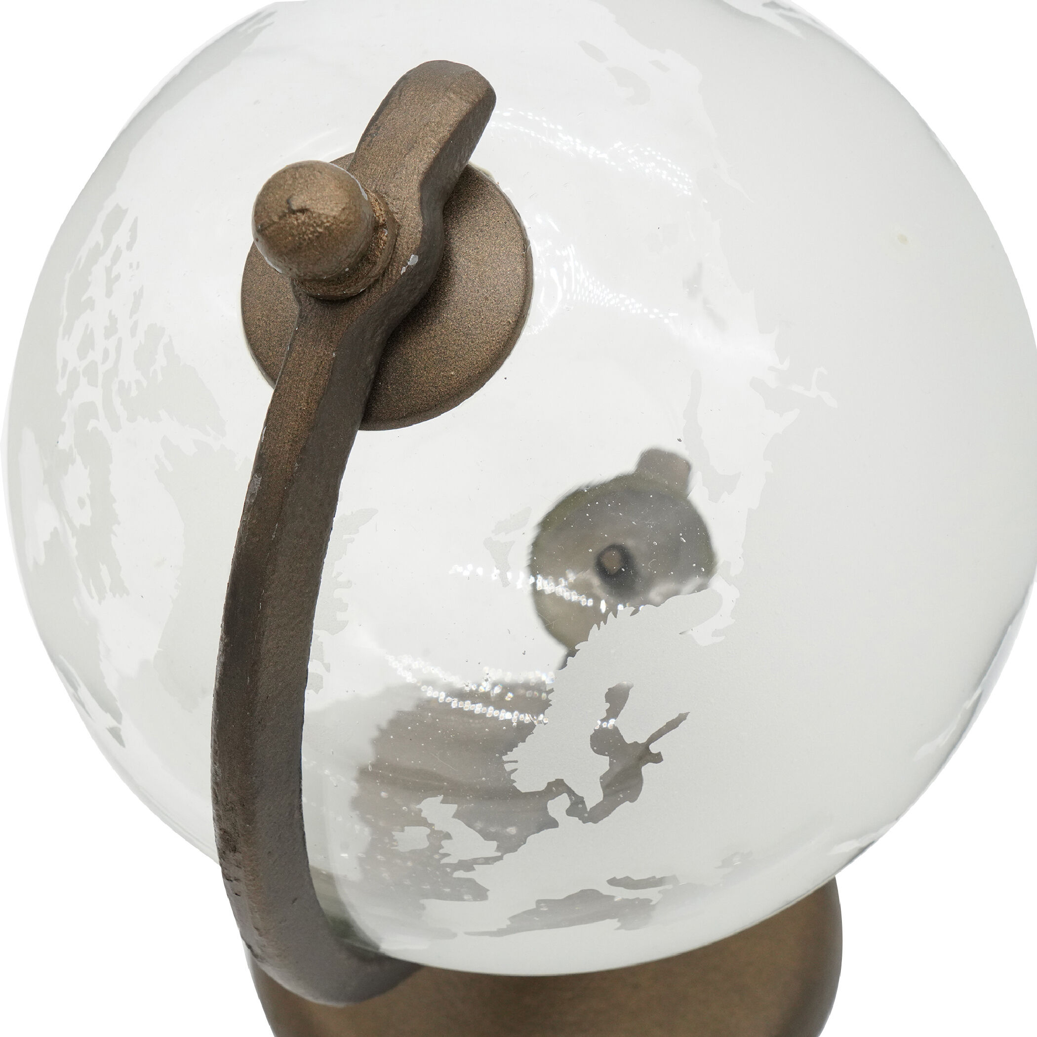 Anita White/Bronze Globe