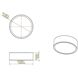 Coronado LED 12.25 inch Modern Gold Flush Mount Ceiling Light