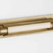 Avroko Capa LED 18 inch Hand Rubbed Antique Brass Vanity Light Wall Light