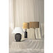 Pecola 24.25 inch 15.00 watt Patina Brass/Ceramic Windswept Ash Table Lamp Portable Light