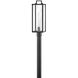 Catalina 1 Light 24 inch Black with Burnished Bronze Outdoor Post Mount