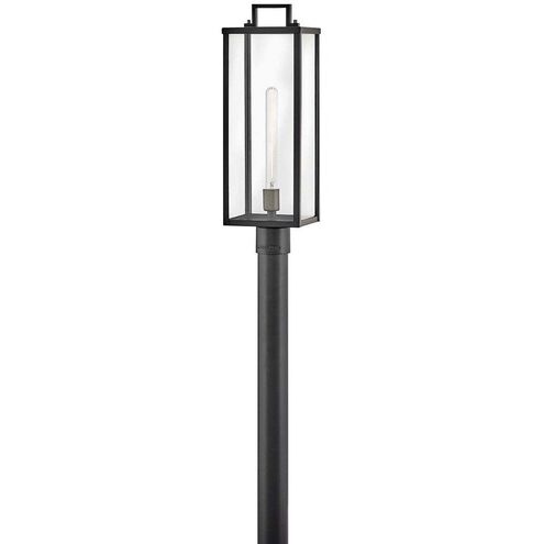 Catalina 1 Light 24 inch Black with Burnished Bronze Outdoor Post Mount