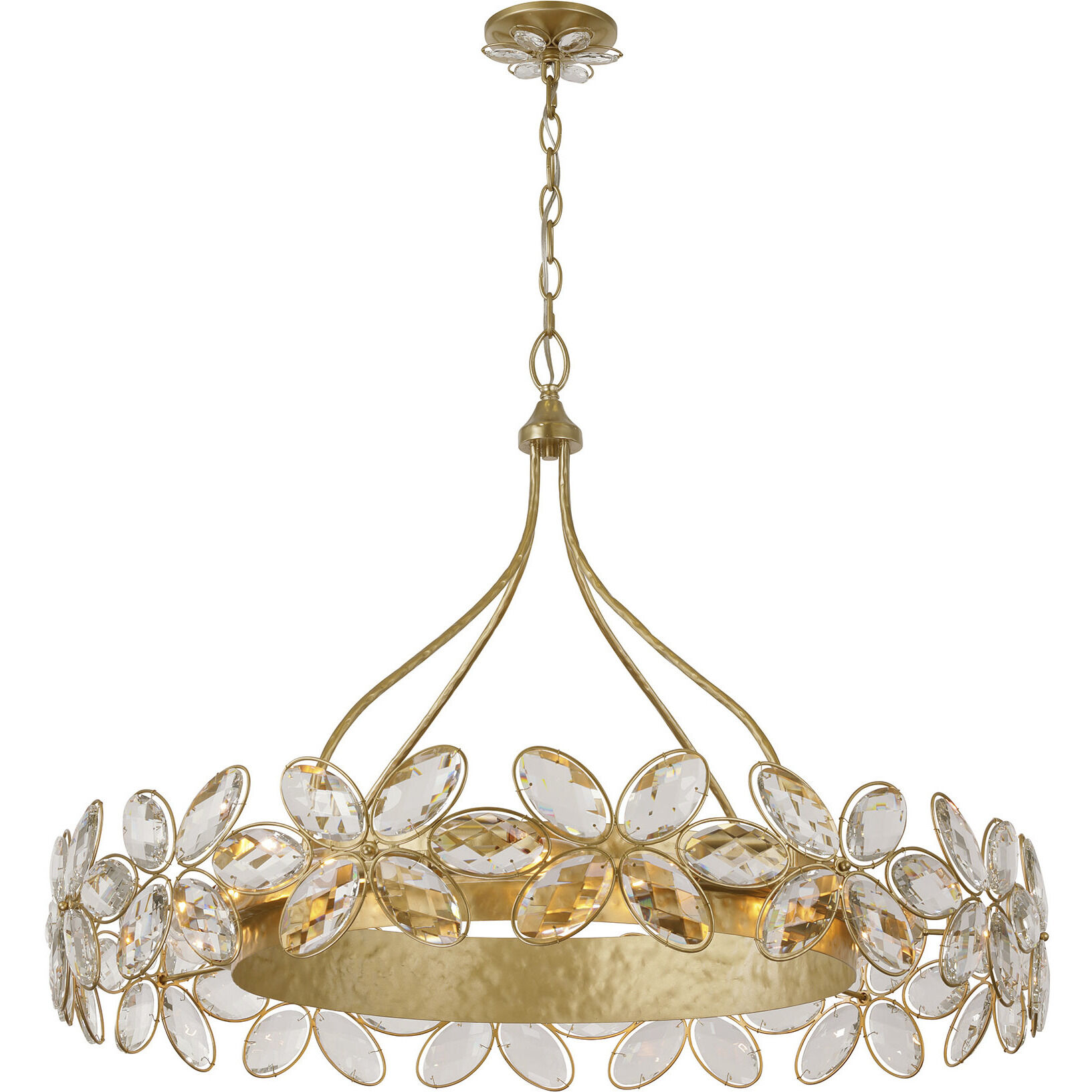 Marbella 14 Light 36 inch Gold Shimmer Chandelier Ceiling Light