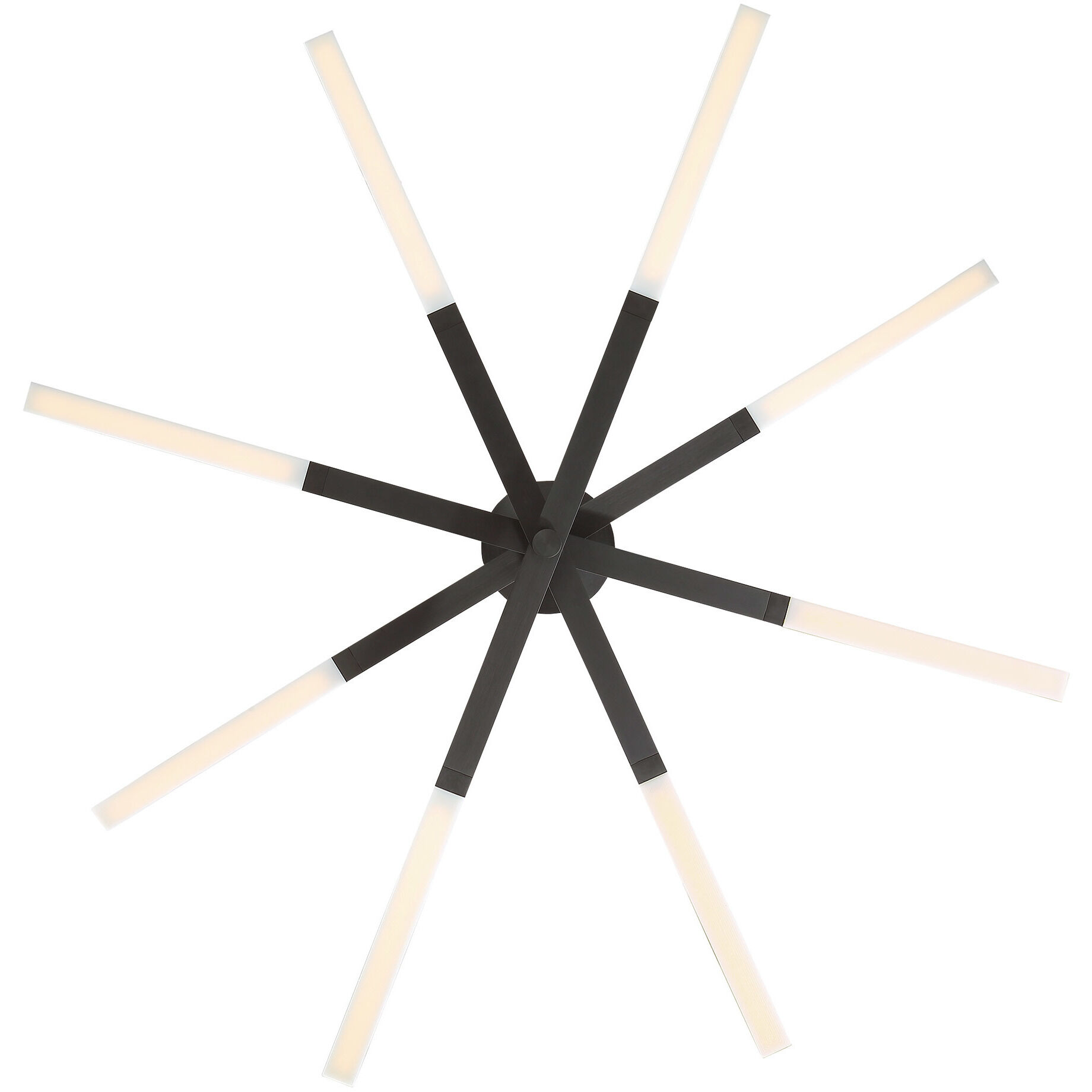 Modern Forms PD 50748 BK Stacked LED 48 inch Black Chandelier Ceiling Light