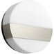 Aurora 1 Light 6 inch Satin Nickel Sconce Wall Light