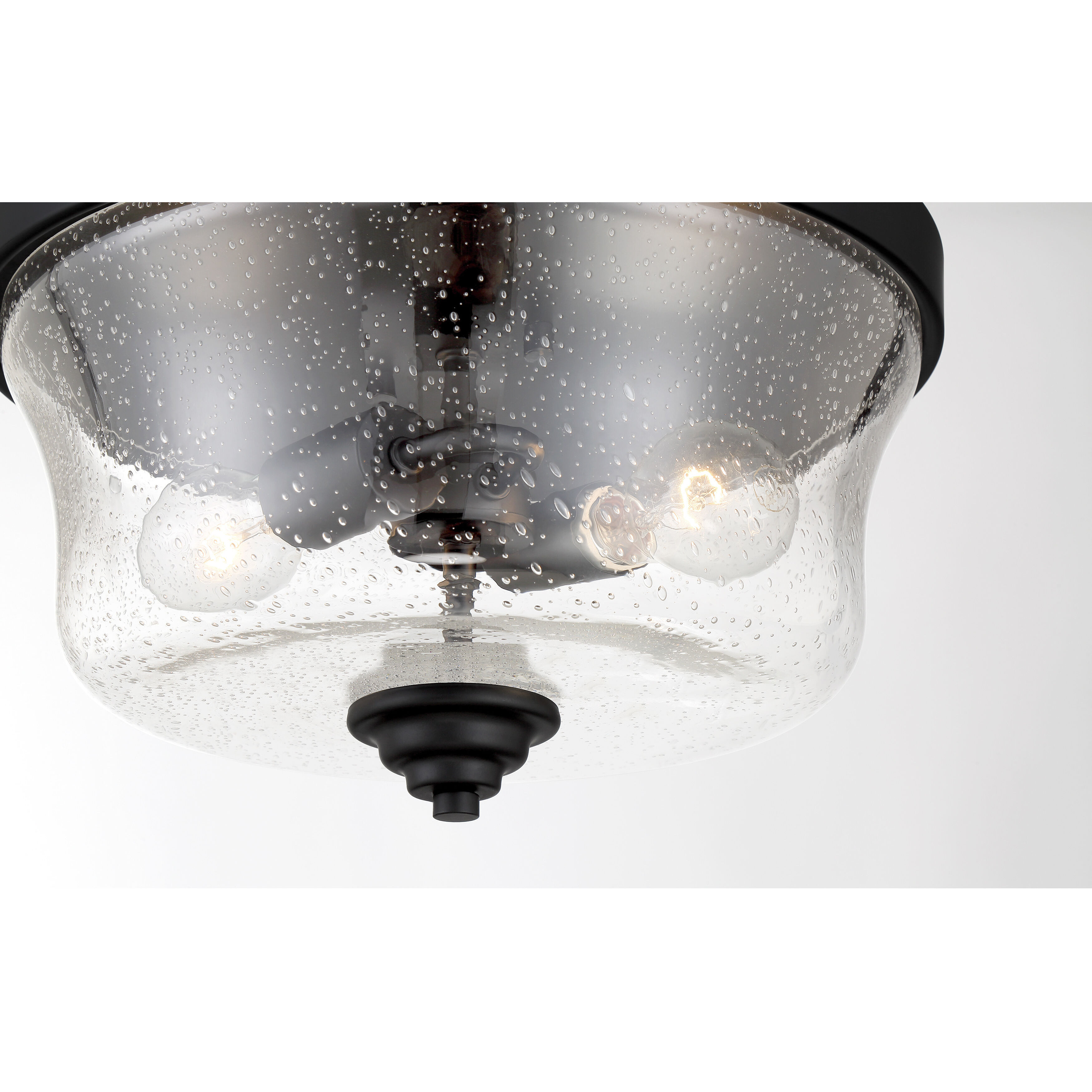 Shyloh 2 Light 14 inch Coal Flush Mount Ceiling Light