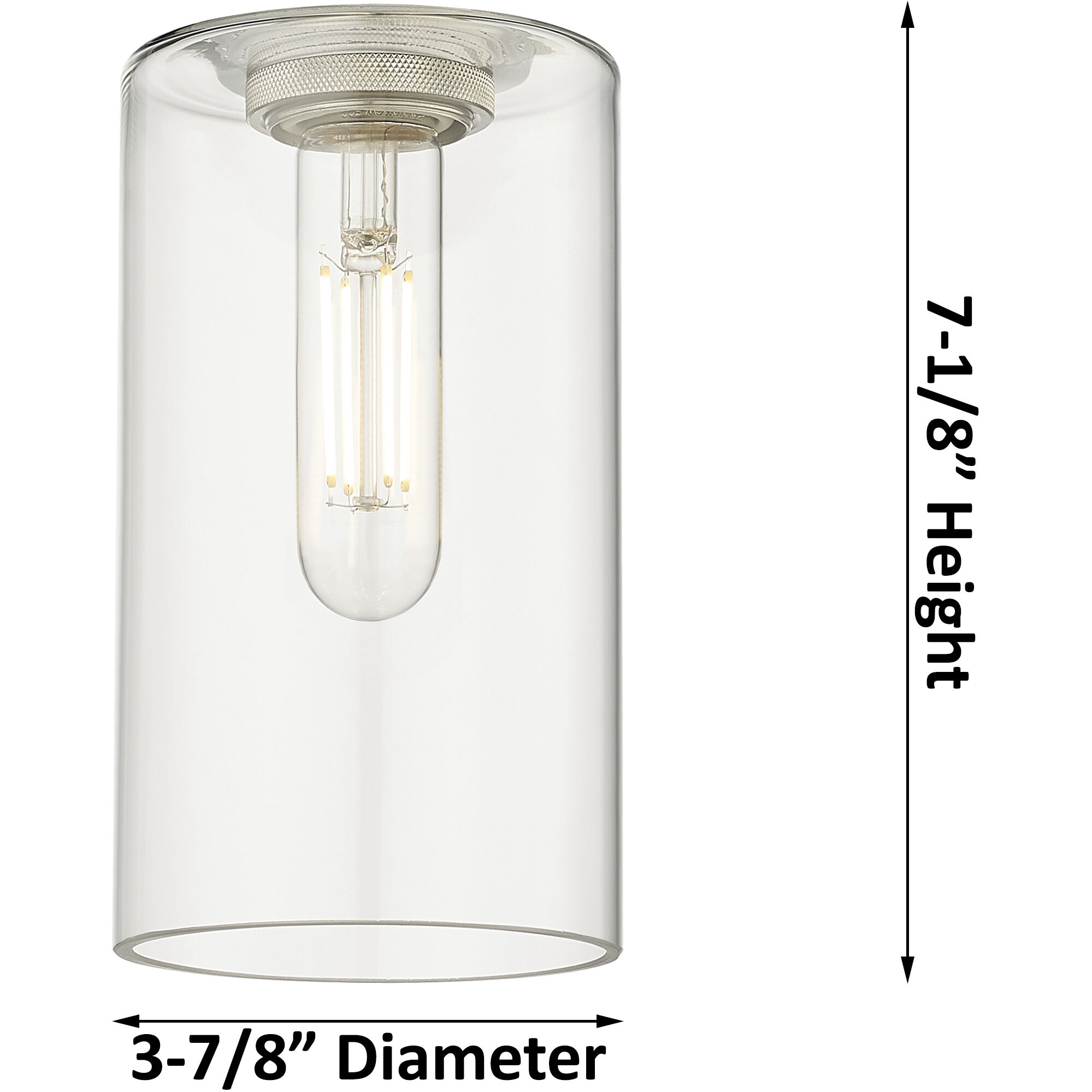 Downtown Urban Crown Point 1 Light 3.88 inch Satin Nickel Pendant Ceiling Light in Matte White