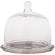 Napa Antique Silver with Clear Tray