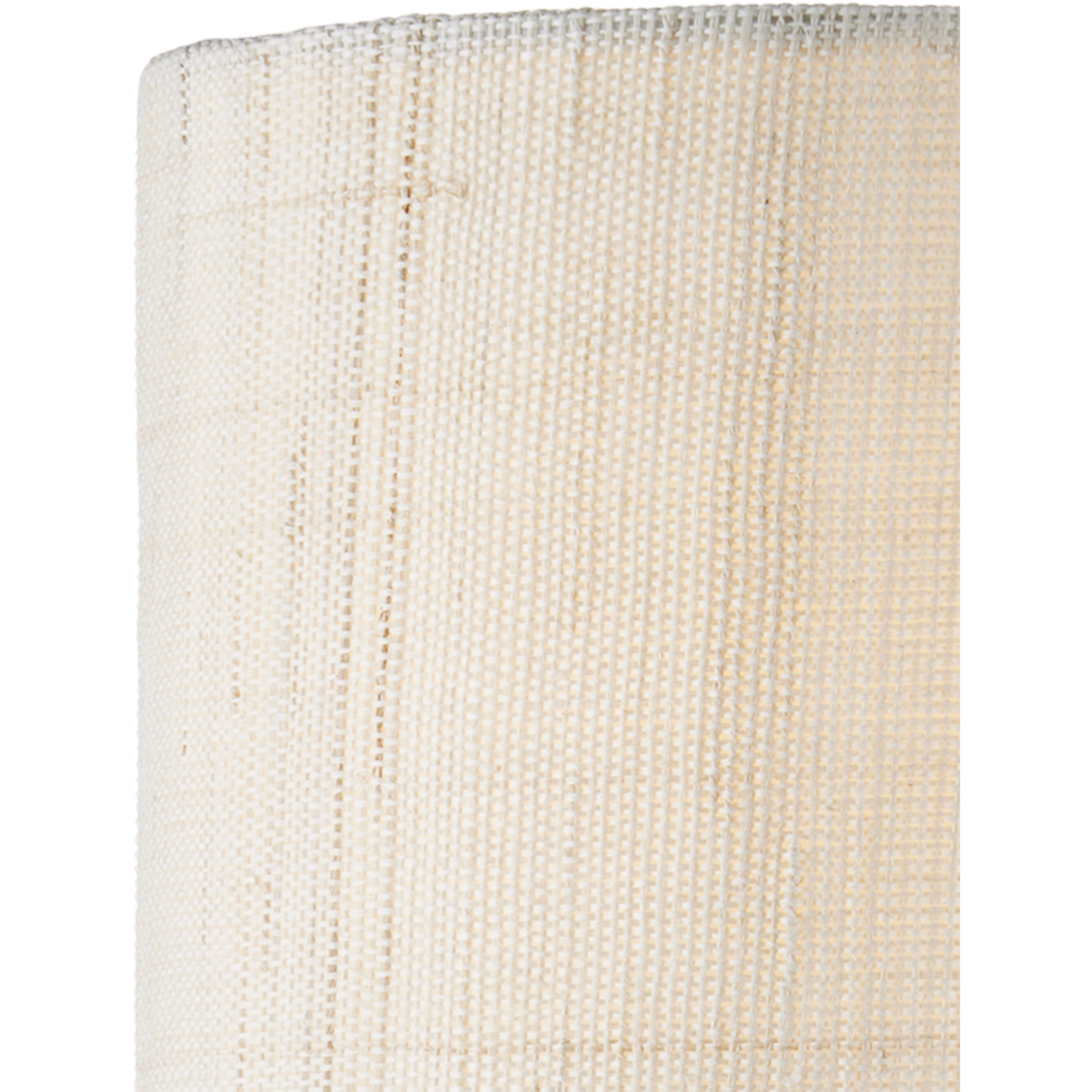 Grasscloth Light Natural Drum Chandelier Shade