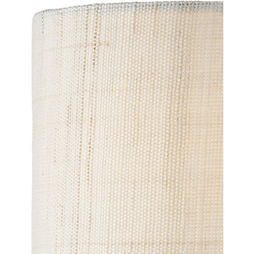 Grasscloth Light Natural Drum Chandelier Shade