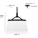 Montrine 3 Light 16 inch Matte Black Pendant Ceiling Light