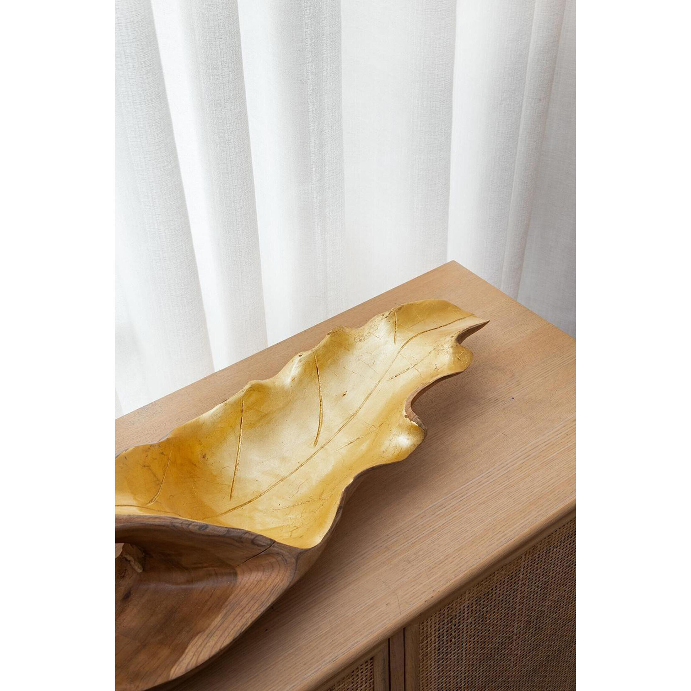 Anita 19.7 X 9.8 inch Brown/Gold Decorative Plate