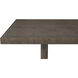 Urbane 128 X 44 inch Campfire Extension Dining Table, Wooden