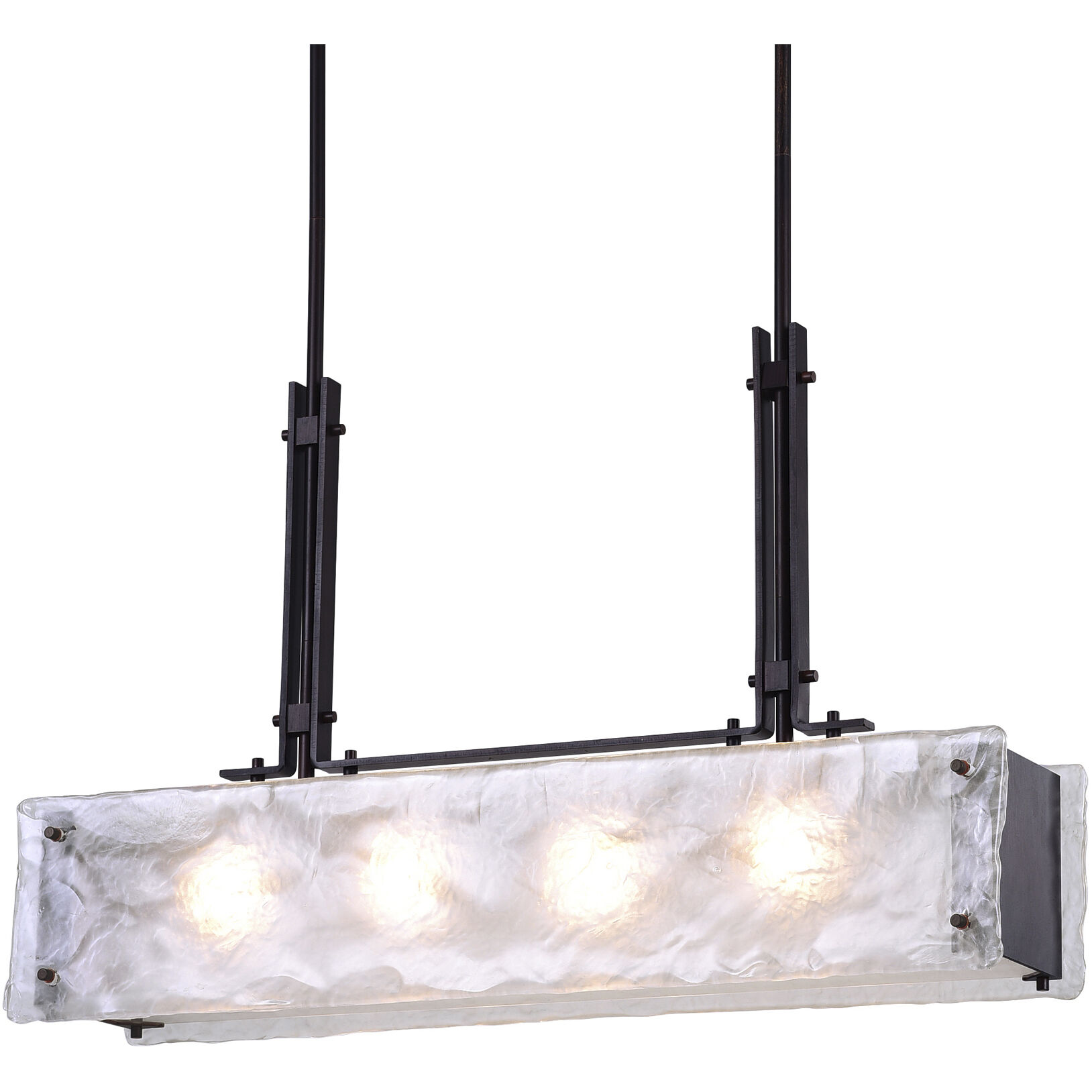 Assunta 4 Light 28 inch Black Island/Pool Table Light Ceiling Light