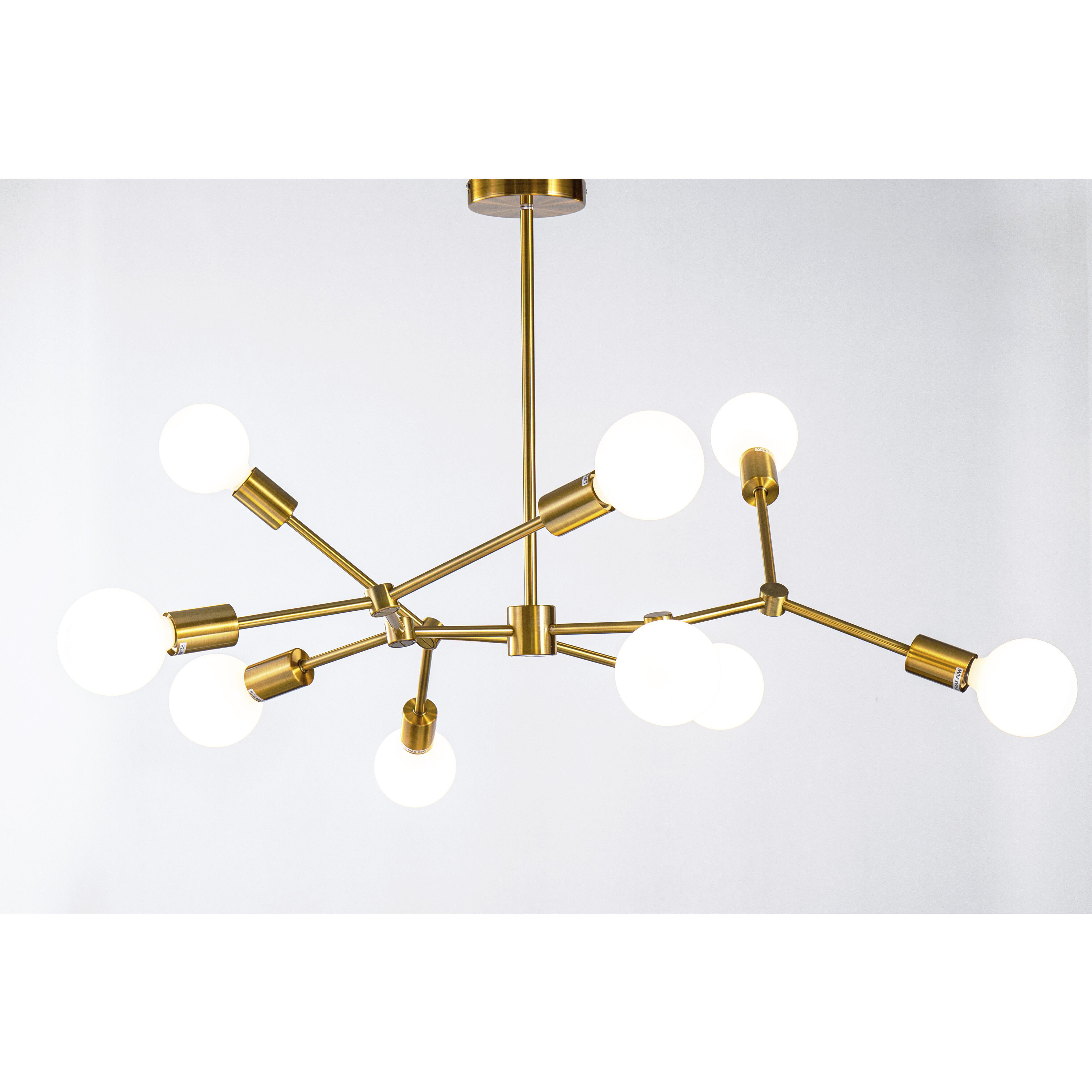 Canada 9 Light 30.8 inch Antique Gold Chandelier Ceiling Light