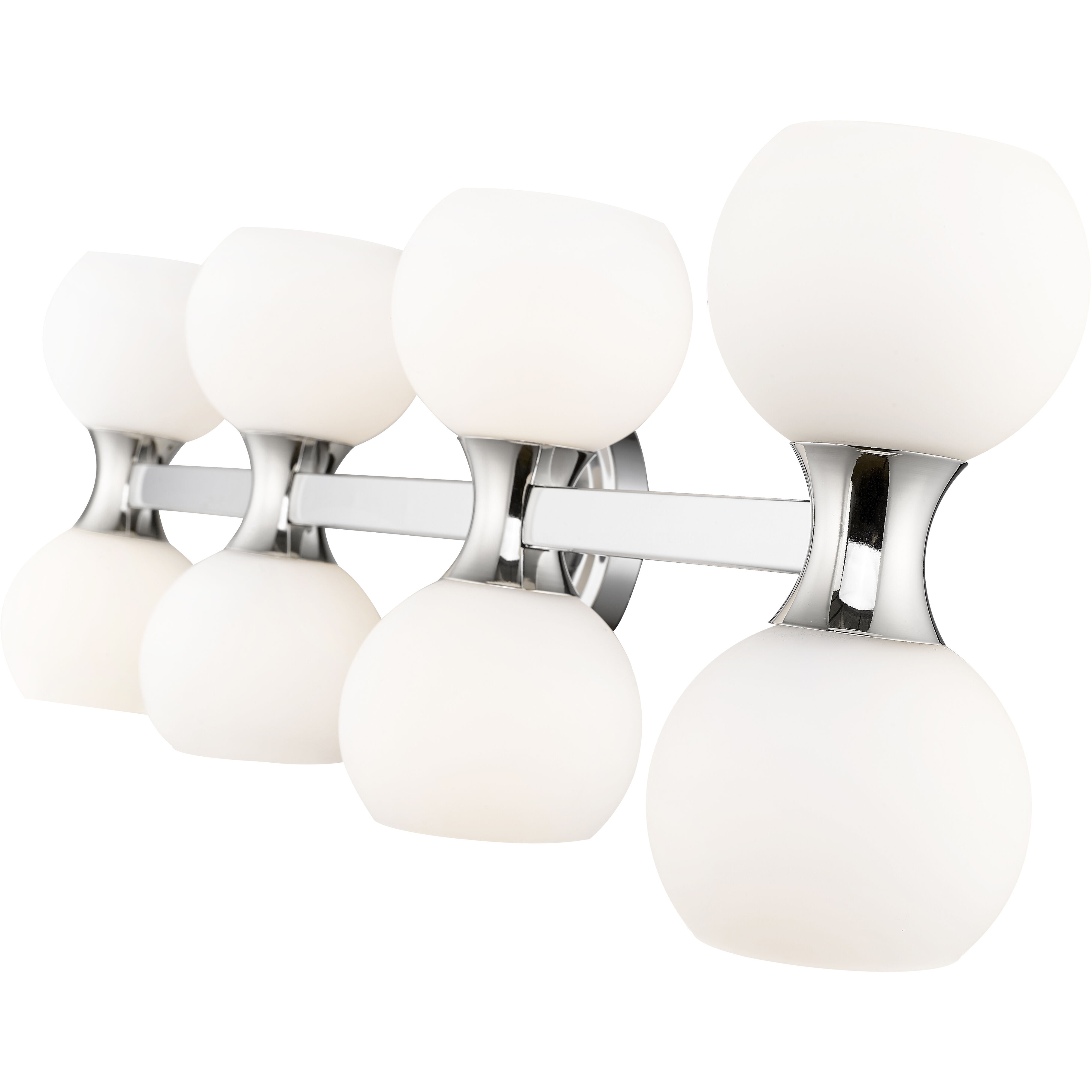 Artemis 8 Light 35 inch Chrome Vanity Wall Light
