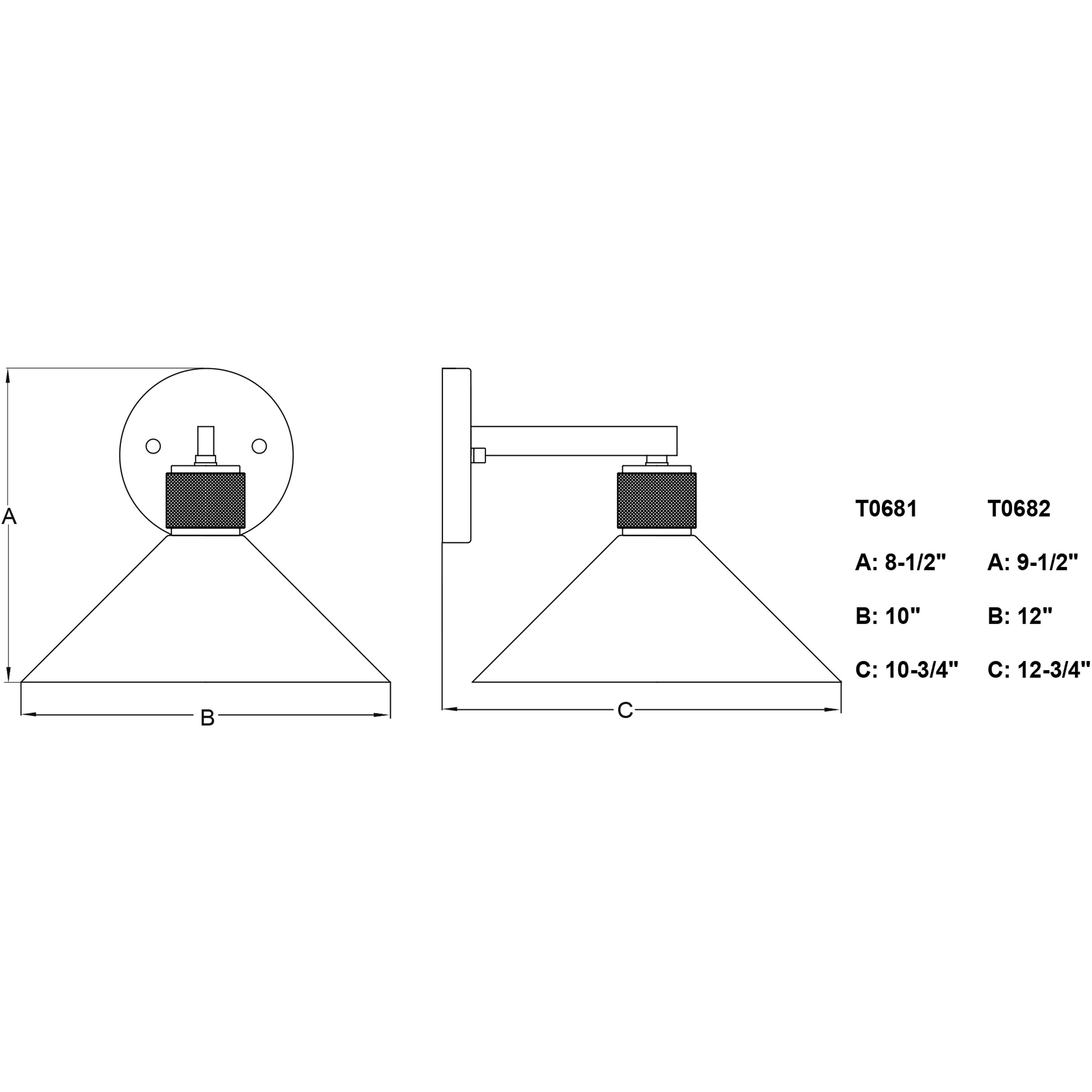 Dunbar LED 8.5 inch Matte Black and Gold Outdoor Wall