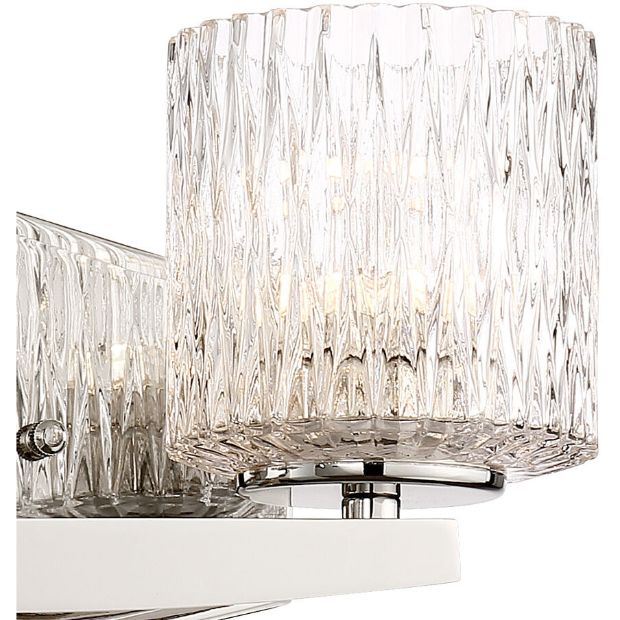 Maginot LED 11.5 inch Polished Nickel Bath Light Wall Light